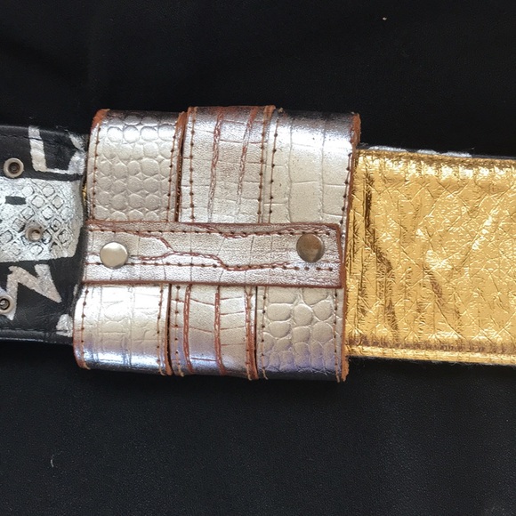 Daniel Y, High Fashion Leather belt, size small main image 5